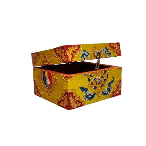 Wooden Tibetan Box-34894