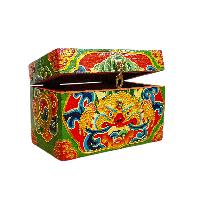 thumb1-Wooden Tibetan Box-35048