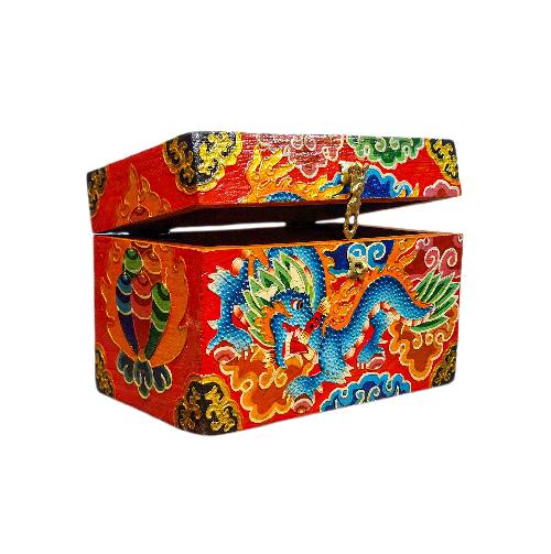 Wooden Tibetan Box-35049