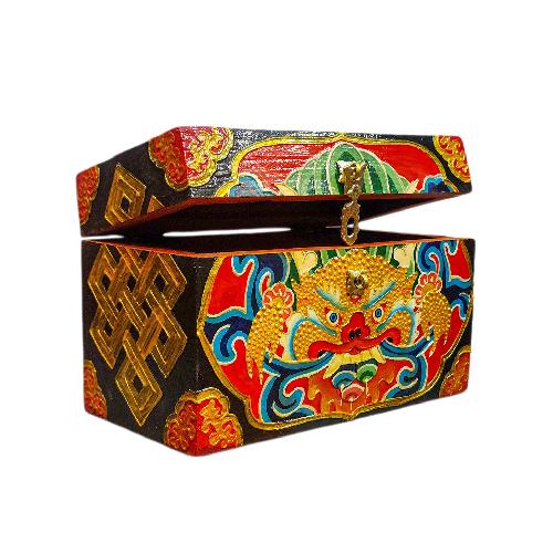 Wooden Tibetan Box-35050