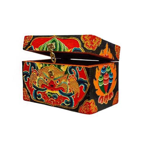 Wooden Tibetan Box-35052