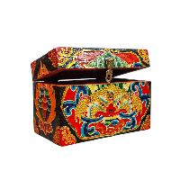 thumb1-Wooden Tibetan Box-35052