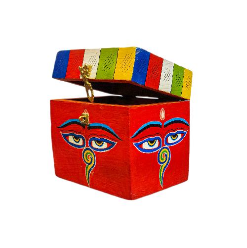 Wooden Tibetan Box-35055