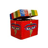 thumb2-Wooden Tibetan Box-35055