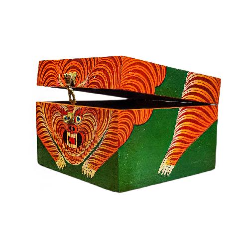 Wooden Tibetan Box-35057