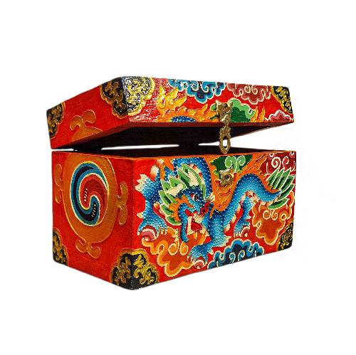 Wooden Tibetan Box-35061