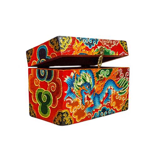 Wooden Tibetan Box-35062