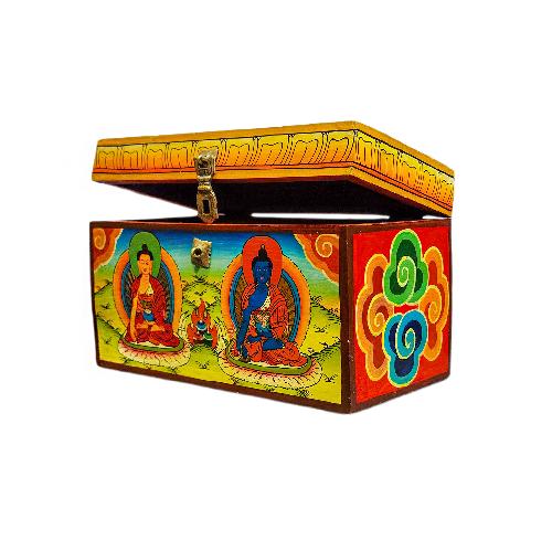 Wooden Tibetan Box-35064