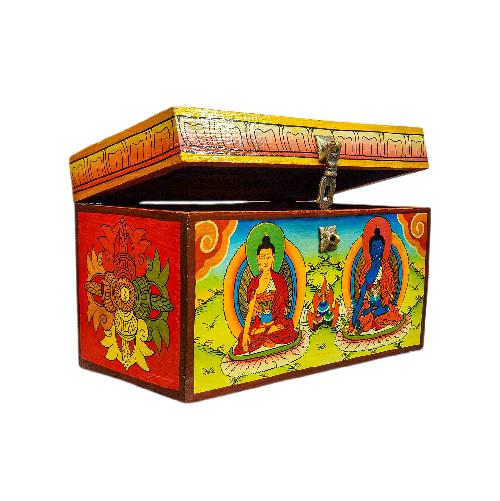 Wooden Tibetan Box-35065