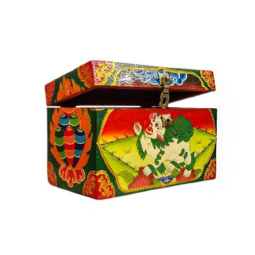 Wooden Tibetan Box-35066