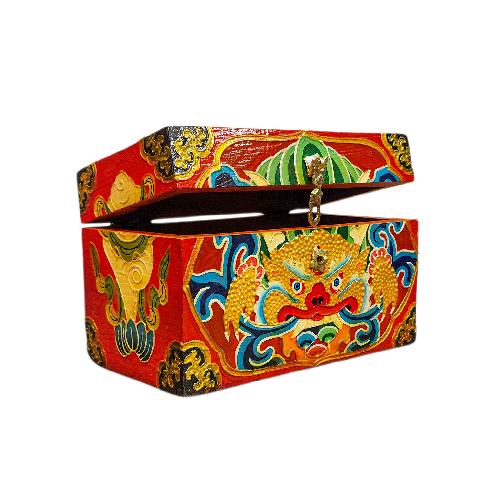 Wooden Tibetan Box-35067