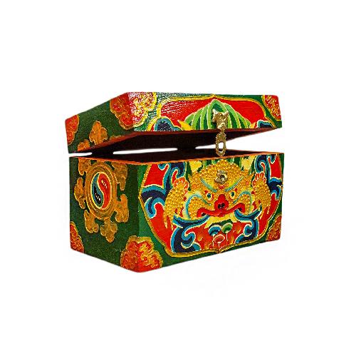 Wooden Tibetan Box-35069