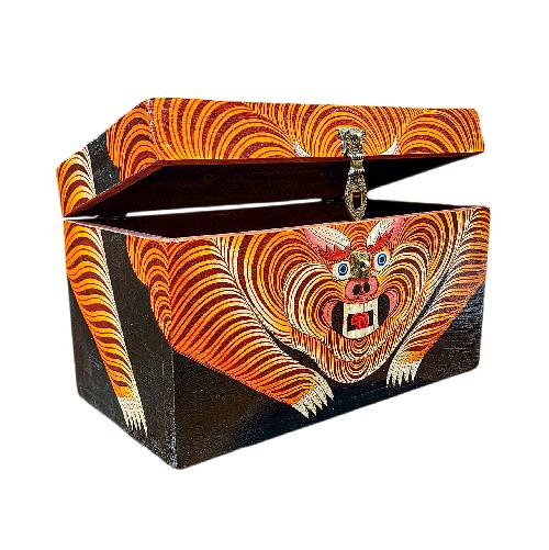 Wooden Tibetan Box-35071