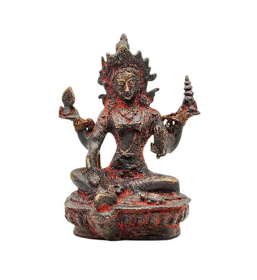 lakshmi, Buddhist Miniature Statue, antique Finishing