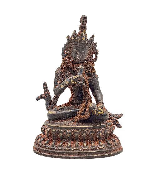 vajrasattva, Buddhist Miniature Statue, antique Finishing