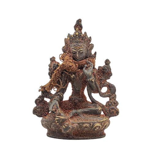 green Tara, Buddhist Miniature Statue, antique Finishing