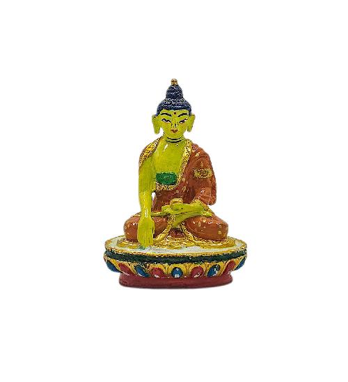 shakyamuni Buddha Buddhist Miniature Statue, thangka Color Finishing