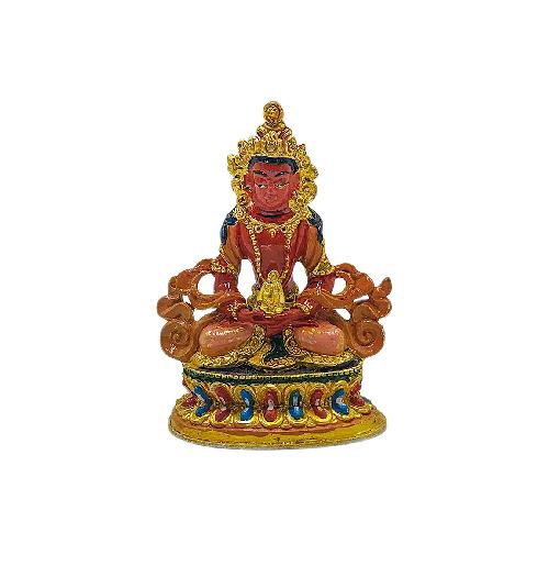 aparimita Buddhist Miniature Statue, thangka Color Finishing