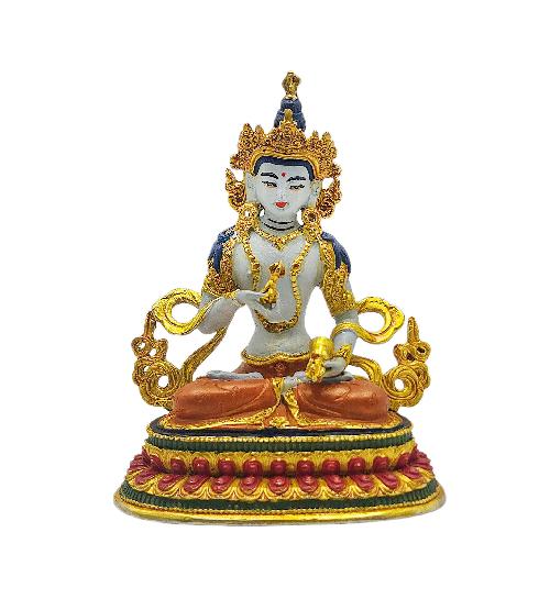 vajrasattva Buddhist Miniature Statue, thangka Color Finishing