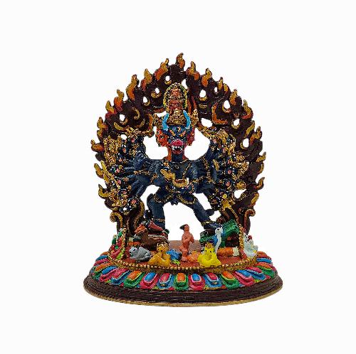 yamantaka, Buddhist Miniature Statue, thangka Color Finishing
