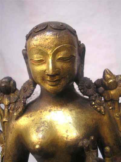 Green Tara Statue, [sold]