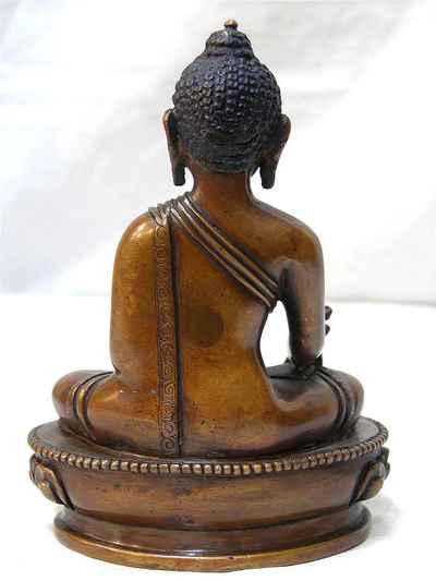 Medicine Buddha Statue, [chocolate Oxidized], [sold]