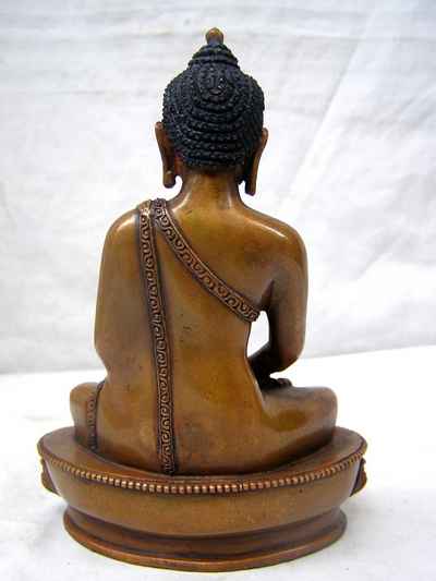 Amitabha Buddha Statue, [chocolate Oxidized], [sold]