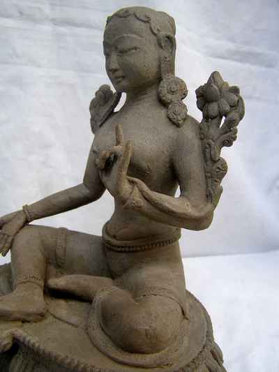 Green Tara Statue, [stone Color Finishing], [sold]