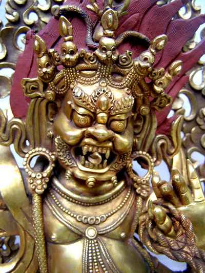 Vajrapani Statue, [full Gold Plated], [sold]