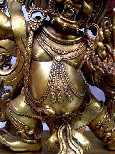 Vajrapani Statue, [full Gold Plated], [sold]