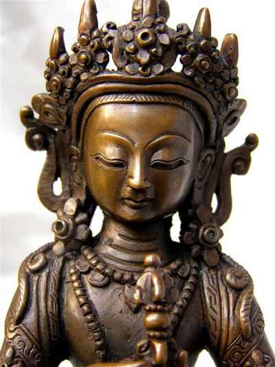 Vajrasattva Statue, [chocolate Oxidize]