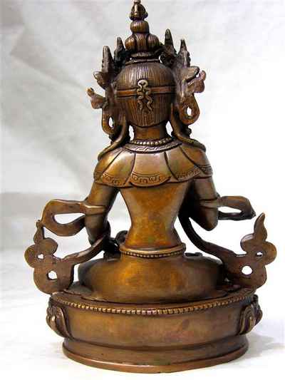 Vajrasattva Statue, [chocolate Oxidize]