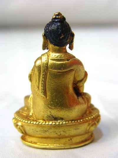 Ratna Sambhava Statue, [full Gold Plated], [old Post], [remakable]