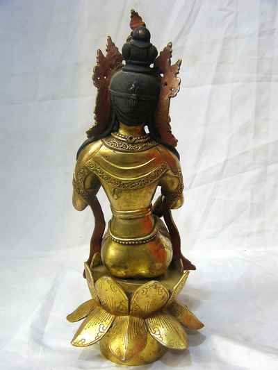 Lotus Tara Statue, [full Gold Plated], [sold]