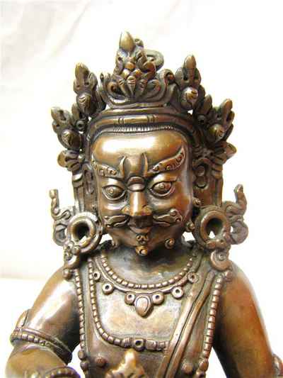 Yellow Jambhala Statue, [chocolate Oxidize], [sold]