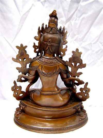 Green Tara Statue, [chocolate Oxidize], [sold], [old Post], [remakable]