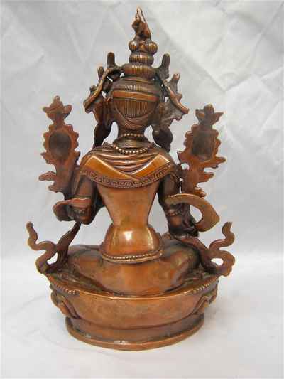 Green Tara Statue, [chocolate Oxidize], [sold]