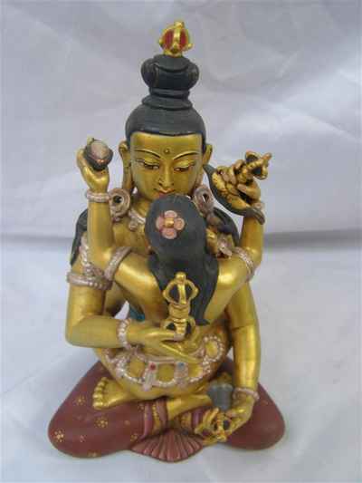 Vajrasattva Statue, [gold Painted], [master Quality], [rare Find], [sold]