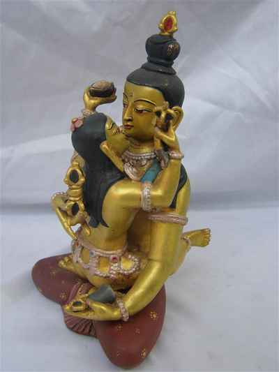 Vajrasattva Statue, [gold Painted], [master Quality], [rare Find], [sold]