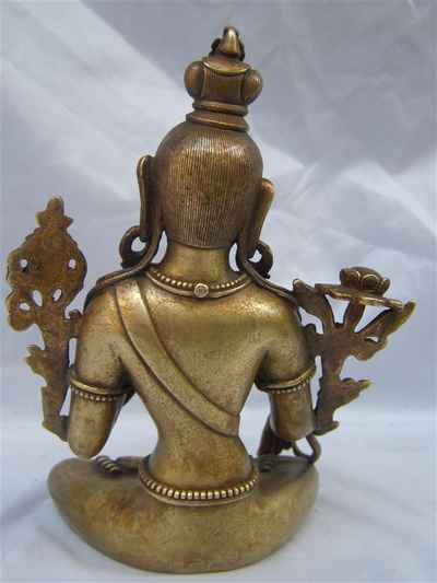 White Tara Statue, [bronze Finishing], [master Quality], [rare Find], [sold]