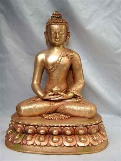 Amitabha Buddha Statue, [glossy], [old Post], [remakable]