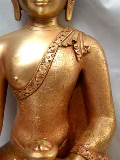 Shakyamuni Buddha Statue, [glossy], [old Post], [remakable]