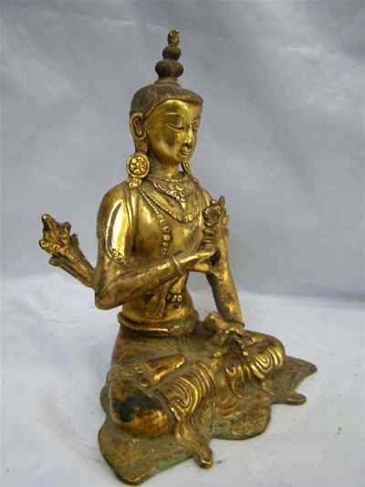 Vajrasattva Statue, [full Gold Plated], [sold]