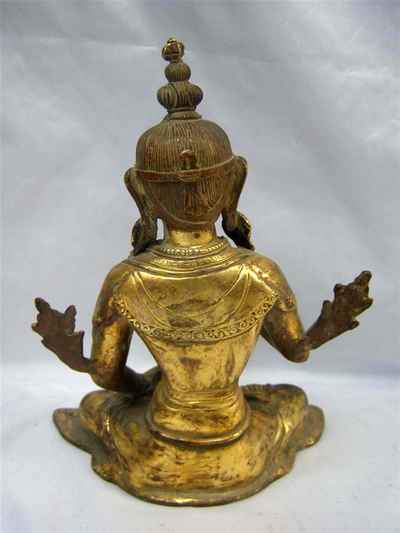 Vajrasattva Statue, [full Gold Plated], [sold]