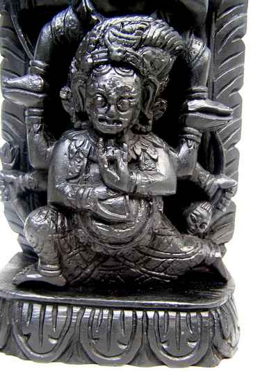 Wooden Hand Carved Ganesh, Haldu Wood