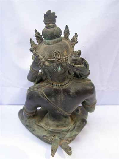 Vajrasattva Statue, [stone Finishing], [old Post], [remakable]