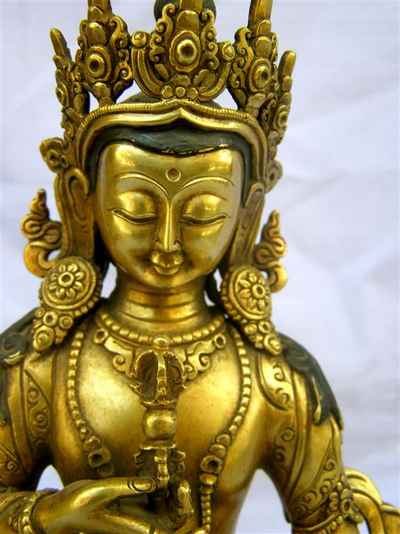 Vajrasattva Statue, [full Gold Plated], [sold]