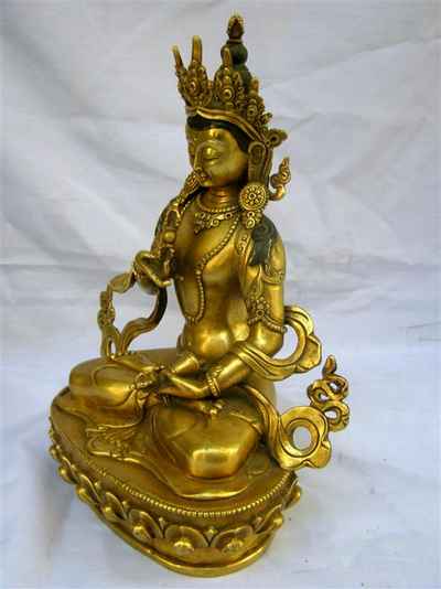 Vajrasattva Statue, [full Gold Plated], [sold]