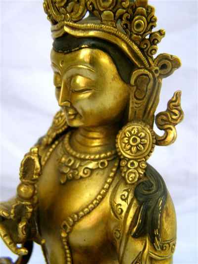 Vajrasattva Statue, [full Gold Plated], [sold]