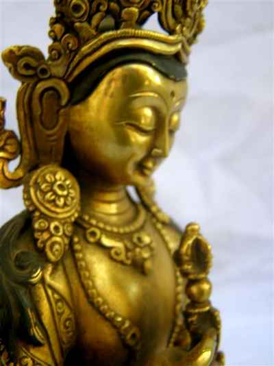 Vajrasattva Statue, [full Gold Plated], [sold]